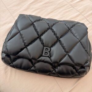 Balenciaga Black Quilted Clutch